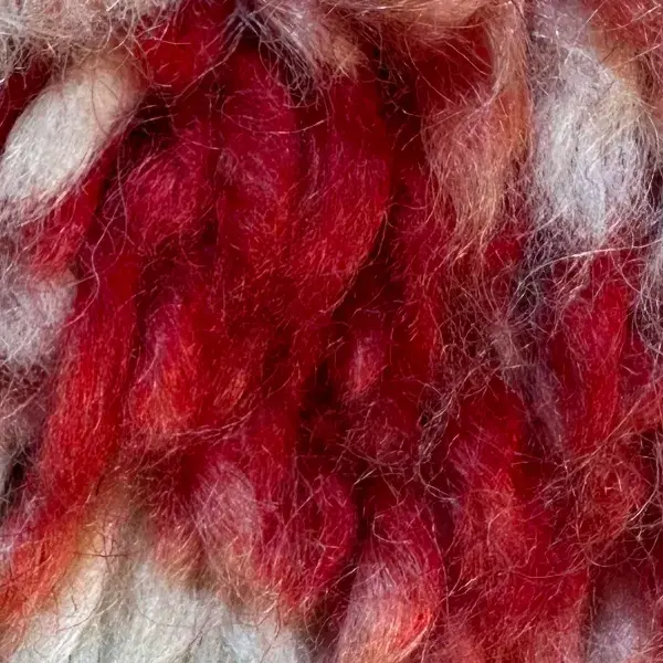 Deep crimson red luxury diamond rug color swatch