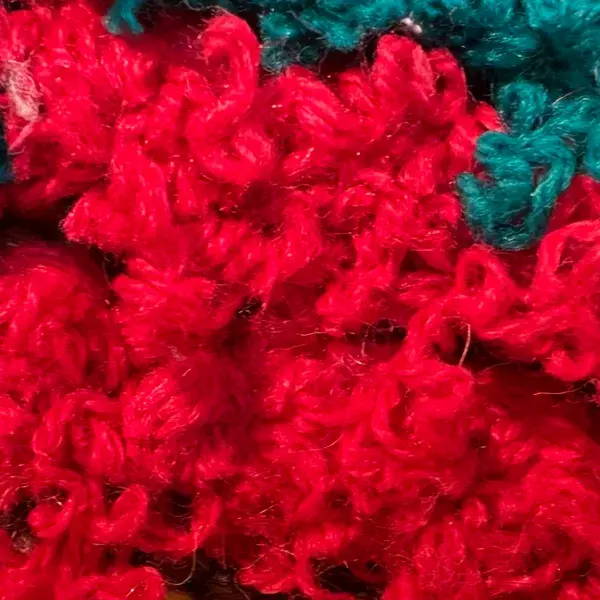 Vivid red diamond symbol.