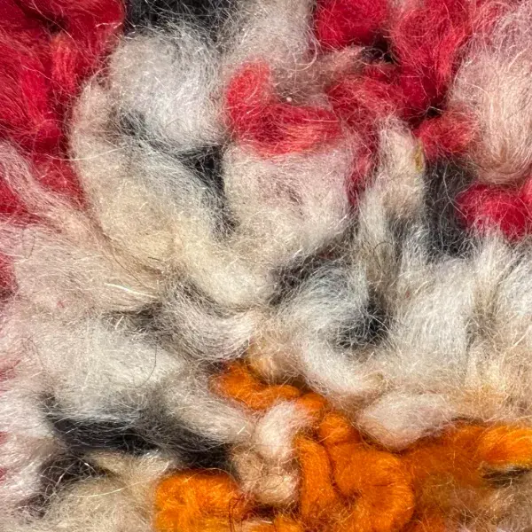 Light warm beige color swatch with hex code f3eae2 from the orange family.