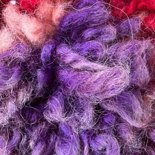 A color swatch labeled Medium Purple from the Atlas product line, showing a rich purple tone.
