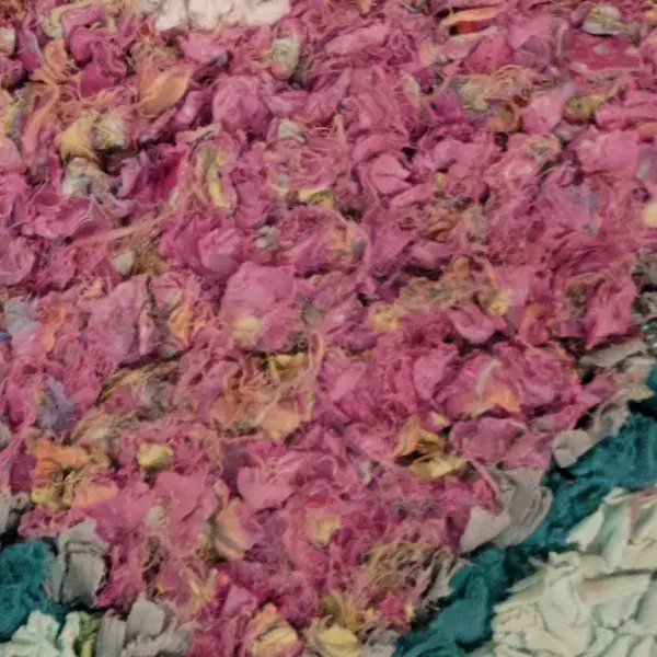 Dusty rose color swatch with hex code a45569