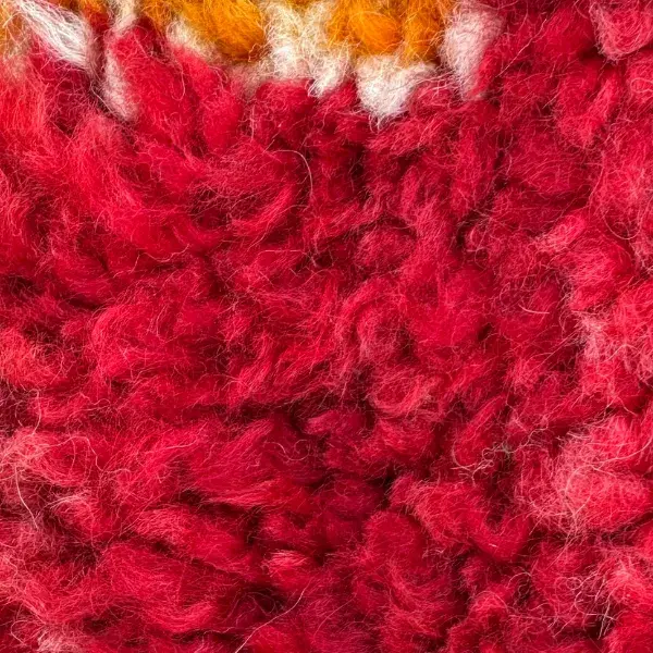 Color swatch of Deep Crimson Red, hex code #c30825, from the Boujad product line.