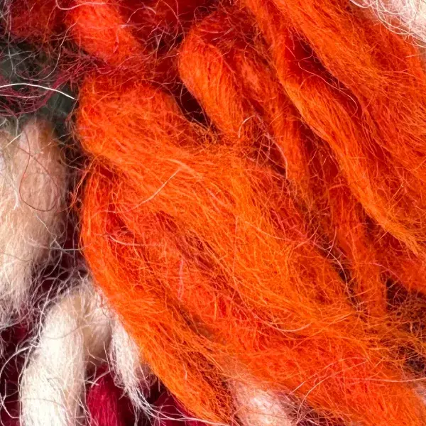 Vibrant orange color swatch for Marmoucha product, from the orange color family