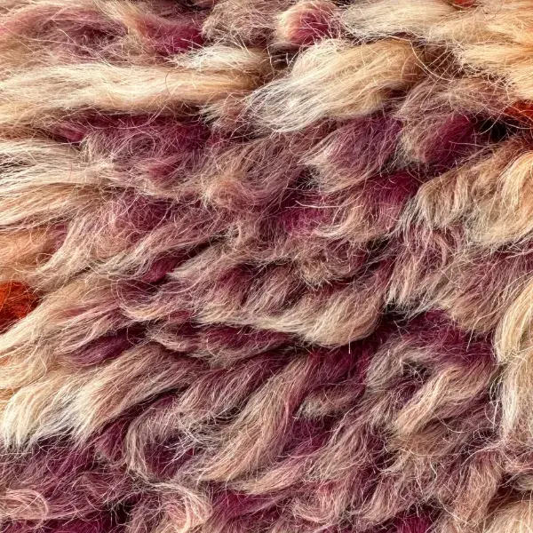 A warm medium brown color swatch, with RGB values 127, 66, from the red family, labeled as product