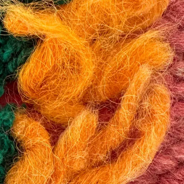 Burnt orange color swatch from the orange family.